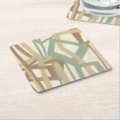 フリーハンド絵画ズバイノーマン・ワイアット スクエアペーパーコースター (アングル)