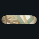フリーハンド絵画ズバイノーマン・ワイアット スケートボード<br><div class="desc">ノーマン・ワイアット・ジュニアオリジナル。モダン抽象芸術の絵画フリーハンドはミュートされた地球トーンで。クリーム素晴らし色の壁、卵殻の枕、または茶色のシャツのデザインとして見る。お前のカスタマイズ容体は？</div>