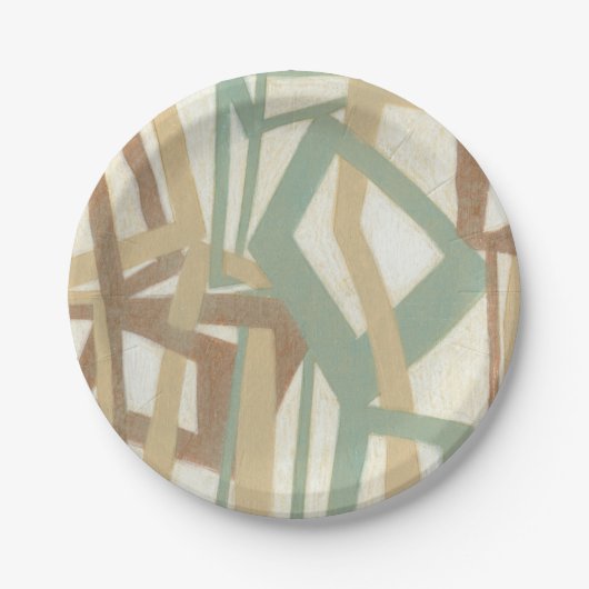 フリーハンド絵画ズバイノーマン・ワイアット ペーパープレート (正面)