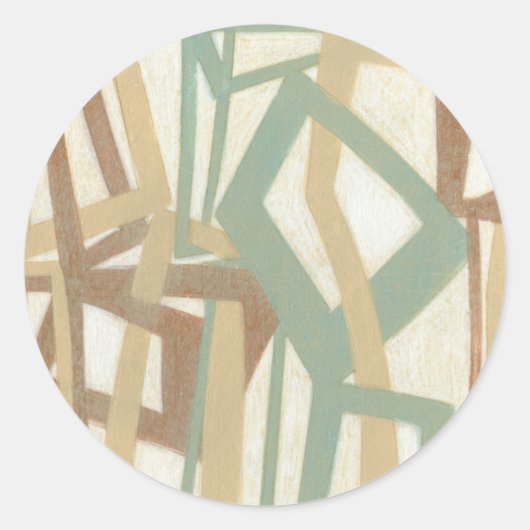 フリーハンド絵画ズバイノーマン・ワイアット ラウンドシール (正面)