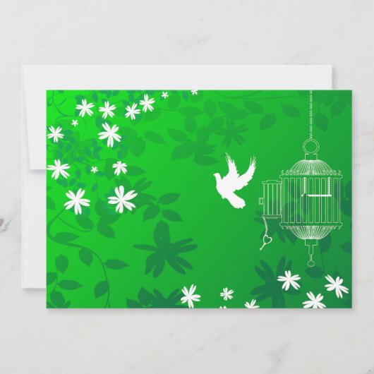 フリーバード招待状 招待状 (正面)