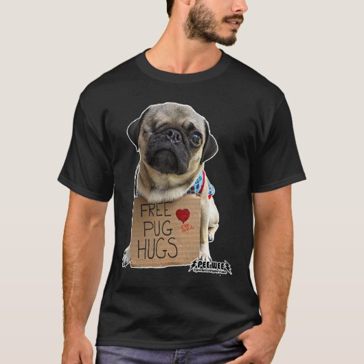 フリーパグクラシックハグTシャツ341 Tシャツ (正面)