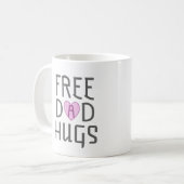 フリーパパハグ コーヒーマグカップ (正面左)