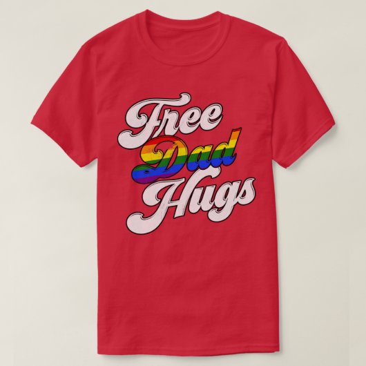 フリーパパハグ Tシャツ (デザイン正面)
