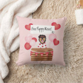 フリーパピーキスバレンタインドッグ クッション (ブランケット)