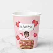 フリーパピーキスバレンタインドッグ 紙コップ (裏面)