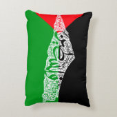 フリーパレスチナの地図と国旗فلسطين アクセントクッション (裏面(縦))