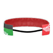 フリーパレスチナの地図と国旗فلسطين アスレチックヘッドバンド (裏面)