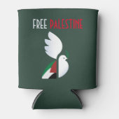 フリーパレスチナクーラーボックス – パレスチナ国旗 缶クーラー (正面)