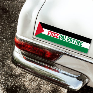フリーパレスチナ国旗 バンパーステッカー