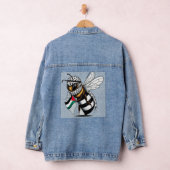 フリーパレスチナTシャツ デニムジャケット (ハンガー)