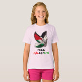 フリーパレスチナTシャツ Tシャツ (正面フル)