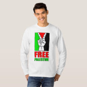 フリーパレスチナTシャツ Tシャツ (正面フル)