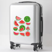 フリーパレスティナのスイカかわいいカラフル シール (スーツケース)
