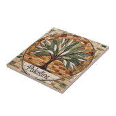 フリーパレスティナオリーブ枝モザイクセラミックタイル タイル (側面)