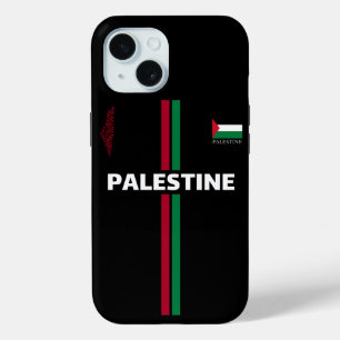 フリーパレスティナサッカーサッカー – フラッグマップチーム iPhone 15ケース