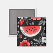 フリーパレスティナスイカ マグネット (正面/裏面)