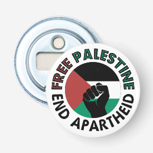 フリーパレスティンエンドアパルトヘイドパレスティナ国旗 栓抜き