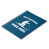 フリーヒールテレマークスキーの兄弟愛 ノートブック (左側)