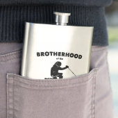 フリーヒールテレマークスキーの兄弟愛 フラスク (インサイチュ)