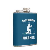 フリーヒールテレマークスキーの兄弟愛 フラスク (右)