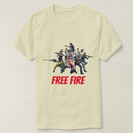 フリーファイアTシャツデザイン Tシャツ (デザイン正面)