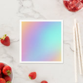 フリーフォームパステルグラデーション スタンダードカクテルナプキン (インサイチュ)