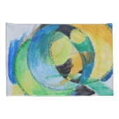 フリーフォーム抽象芸術の感覚 枕カバー (裏面-右)