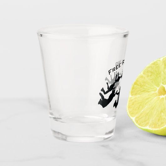 フリーフォールスカイダイビングパラシュートのショットグラス ショットグラス (左)