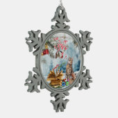 フリーブック スノーフレークピューターオーナメント (左)