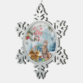 フリーブック スノーフレークピューターオーナメント (右)