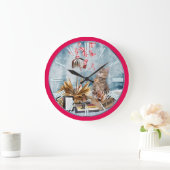 フリーブック ラージ壁時計 (ホーム)