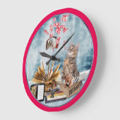 フリーブック ラージ壁時計 (傾斜)