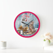 フリーブック ラージ壁時計 (ホーム)