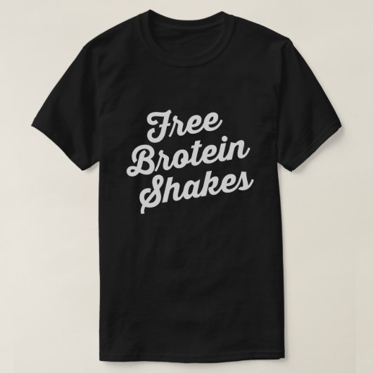 フリーブロテインシェイク Tシャツ (デザイン正面)