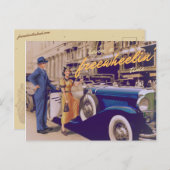 フリーホイールインタイムポストカードを持っている ポストカード (正面/裏面)