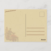 フリーホイールインタイムポストカードを持っている ポストカード (裏面)