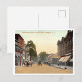 フリーホールドNJ West Main St 1910s ポストカード (正面/裏面)