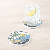 フリーポートバハマヴィンテージ コースター (側面)