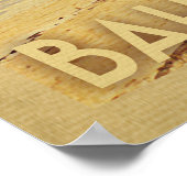 フリーポートパームツリーヴィンテージトラベル ポスター (角)