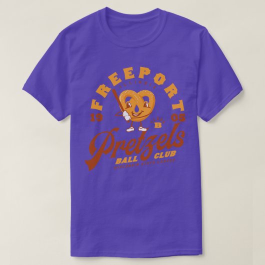 フリーポートプレッツェル Tシャツ (デザイン正面)