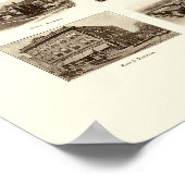 フリーポート, NYパノラママップ – 1909 ポスター (角)