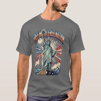 フリーマインド フリーネーション デザイン Tシャツ