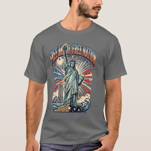 フリーマインド フリーネーション デザイン Tシャツ (正面)