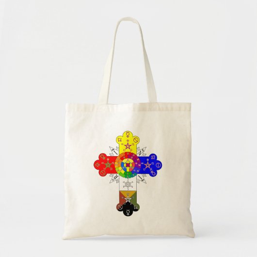 フリーマソニックローズクロス トートバッグ (正面)