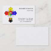 フリーマソニックローズクロス 名刺 (正面/裏面)