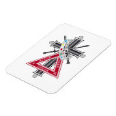 フリーマソニック十字 マグネット (左側)