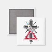 フリーマソニック十字 マグネット (正面/裏面)