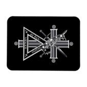 フリーマソニック十字 マグネット (横)