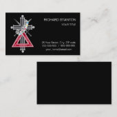 フリーマソニック十字 名刺 (正面/裏面)